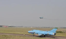 Máy bay tiêm kích bom Su-22M4 của Không quân Việt Nam. Ảnh: Infonet