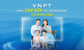 VNPT tăng gấp đôi tóc độ truy cập Internet, giá không đổi 