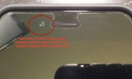 Camera phía trước trên iPhone 6 bị lệch