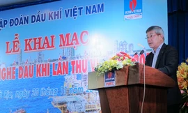 Ông Đỗ Chí Thanh phát biểu khai mạc Hội thi