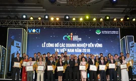Lễ công bố Doanh nghiệp bền vững năm 2018