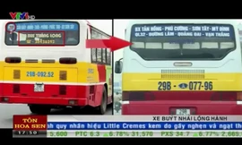 Xe buýt nhái ngang nhiên hoạt động giữa Thủ đô
