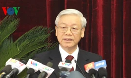 Tổng Bí thư Nguyễn Phú Trọng chủ trì và phát biểu khai mạc Hội nghị.