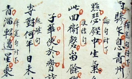 Nhiều gia phả, sách cổ được ghi lại bằng chữ Hán Nôm. Ảnh: Hodoanthaiha.