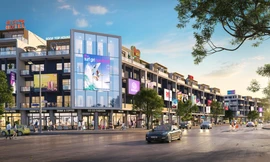 Dãy phố thương mại tại dự án Nhơn Hội New City