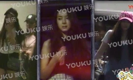 Hình ảnh ba cô gái ở cùng Dương Húc Văn trong ba ngày liên tiếp.