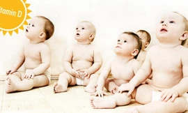 Vitamin D cần thiết cho sự phát triển xương của trẻ nhỏ. Ảnh: Health.
