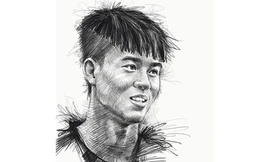 Tranh bút chì về chân dung HLV Park Hang-seo và U23 VN 'đốn tim' fan