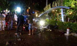 Hiện trường vụ tai nạn. Ảnh: B.N