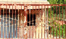 Căn nhà không số nơi Hậu chém chết người đàn ông cho là nhân tình của vợ.