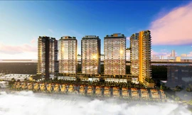 Dự án Sunshine Crystal River tọa lạc trong khu đô thị Nam Thăng Long (Hà Nội)