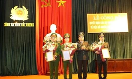 Công bố quyết định của Bộ Công an về công tác cán bộ