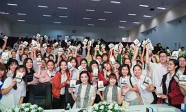 Hoa hậu Giáng My: Một dân tộc vĩ đại phải đề cao tri thức