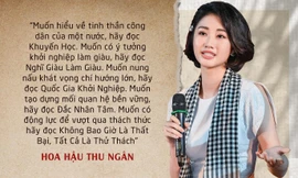 Những câu nói ấn tượng của các người đẹp khi tặng sách ở Tây Bắc