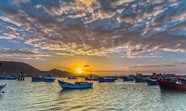 Ninh Chữ đẹp đến mê mẩn khi bình minh ló rạng