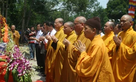 Nguyện cầu cho quốc thái dân an tại Lễ đặt đá