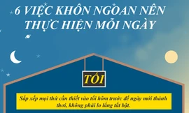 6 việc khôn ngoan nên thực hiện mỗi ngày