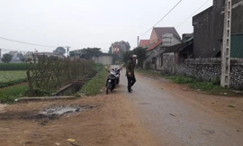 Hiện trường vụ việc.