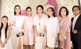 Hoa hậu Giáng My rạng rỡ tại tiệc VIP của Thea Aesthetic Clinic