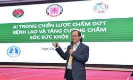 Ông Nguyễn Viết Nhung, Giám đốc Bệnh viện Phổi Trung ương nhấn mạnh công nghệ góp phần quan trọng trong mục tiêu chấm dứt bệnh lao vào năm 2030