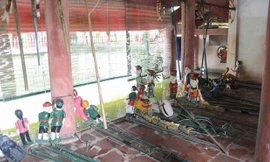 Hiện nay, lớp trẻ tại Đào Thục ít ai chọn múa rối làm cái nghiệp cho mình 