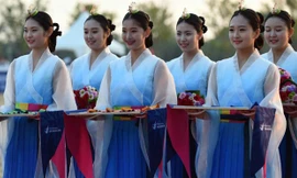 Ngất ngây trước vẻ đẹp của mỹ nhân Hàn tại Asiad 17