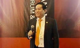 TS Ngô Hữu Hải Tổng giám đốc Công ty điều hành dầu khí Biển Đông phát biểu tại hội nghị