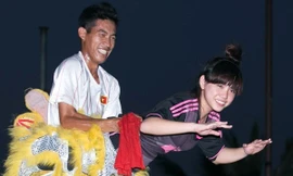 Phương Anh tham gia tập luyện chăm chỉ. Ảnh: Kim Thanh 