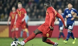 Lukaku ghi nhiều bàn nhất tuyển Bỉ khi mới 24 tuổi. Ảnh: AFP.