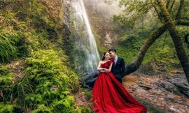 Ảnh cưới long lanh từ Nam ra Bắc của cô dâu Nam Định đeo vàng trĩu cổ