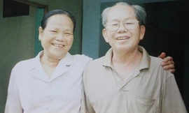 Vợ chồng bà Nguyễn Thị Mai và ông Mười Kiều.