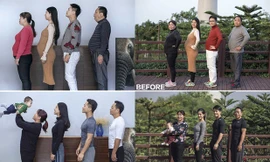 Cả gia đình cùng 'lột xác' dáng thon bụng nhỏ sau 6 tháng luyện tập