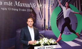 Ông Kim Fleming, Tổng giám đốc Manulife Việt Nam, tại sự kiện ra mắt ManulifeMOVE tại Việt Nam.