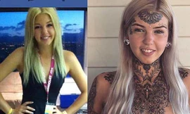 Kinh hãi cô gái xăm... tròng mắt xanh, xẻ lưỡi làm đôi