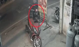 Trộm xe nhanh không ngờ