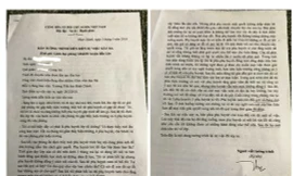 Bản tường trình của cô giáo N.