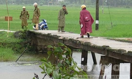 Cầu Vàng Anh, nơi xảy ra vụ đuối nước
