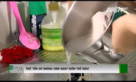 Thịt tồn dư kháng sinh nguy hiểm thế nào?