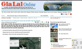 Báo Gia Lai Online đăng tải thông tin một công dân phát hiện vị trí máy bay MH370 rơi