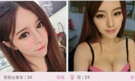 Các ứng dụng lừa đảo thu hút khách hàng bằng quảng cáo hình ảnh những cô gái xinh đẹp. Ảnh: SCMP.