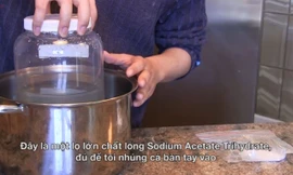 Kỳ lạ nước biến thành băng trong chớp mắt