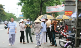Các chủ nhà trọ tung đủ trò để chèo kéo khách và gây hấn với cá sinh viên tình nguyện. 