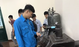 Thiết bị thực hành đào tạo nghề tại Trường Cao đẳng Công nghệ Quốc tế Lilama 2 được trang bị dưới sự hỗ trợ của Chính phủ Pháp.