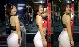 Bí quyết của 'hot girl côn nhị khúc' để có thân hình 'đồng hồ cát'