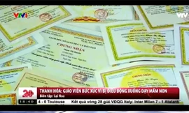 Thanh Hóa: Giáo viên khóc nức nở vì bị điều xuống dạy mầm non