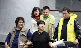 Các Táo đang tất bật tập luyện để kịp bước vào buổi ghi hình đầu tiên ngày 2/2 tới. Ảnh: VTV.