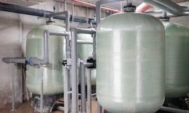  Sơ đồ dây truyền lọc nước của Công ty cổ phần Viwaco trước khi đưa vào bể tại toà nhà CT1 dự án The Emerald.