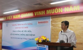 TTƯT. BS. CKII Nguyễn Tri Thức, Giám đốc BV Chợ Rẫy phát biểu.