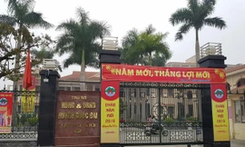 Trụ sở UBND huyện Quốc Oai, TP Hà Nội. Ảnh: Thắng Quang.
