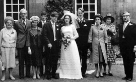 Stephen và Jane Hawking kết hôn năm 1965. Ảnh: Pinterest.